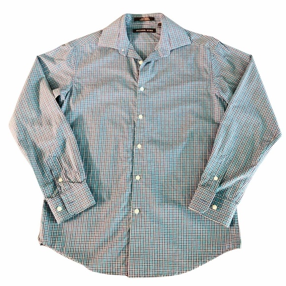 MICHAEL KORS - BOYS SIZE 14 CLASSIC BUTTON DOWN - Picture 1 of 6